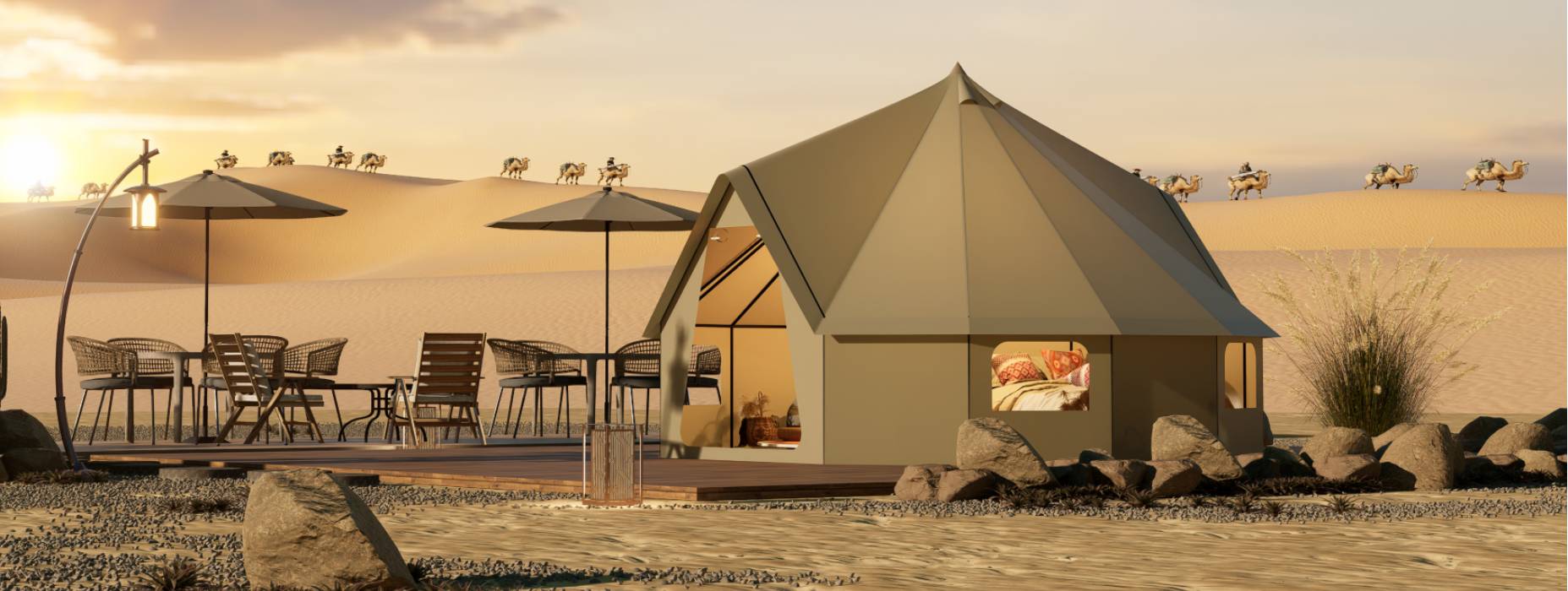 丰都露营酒店帐篷产品